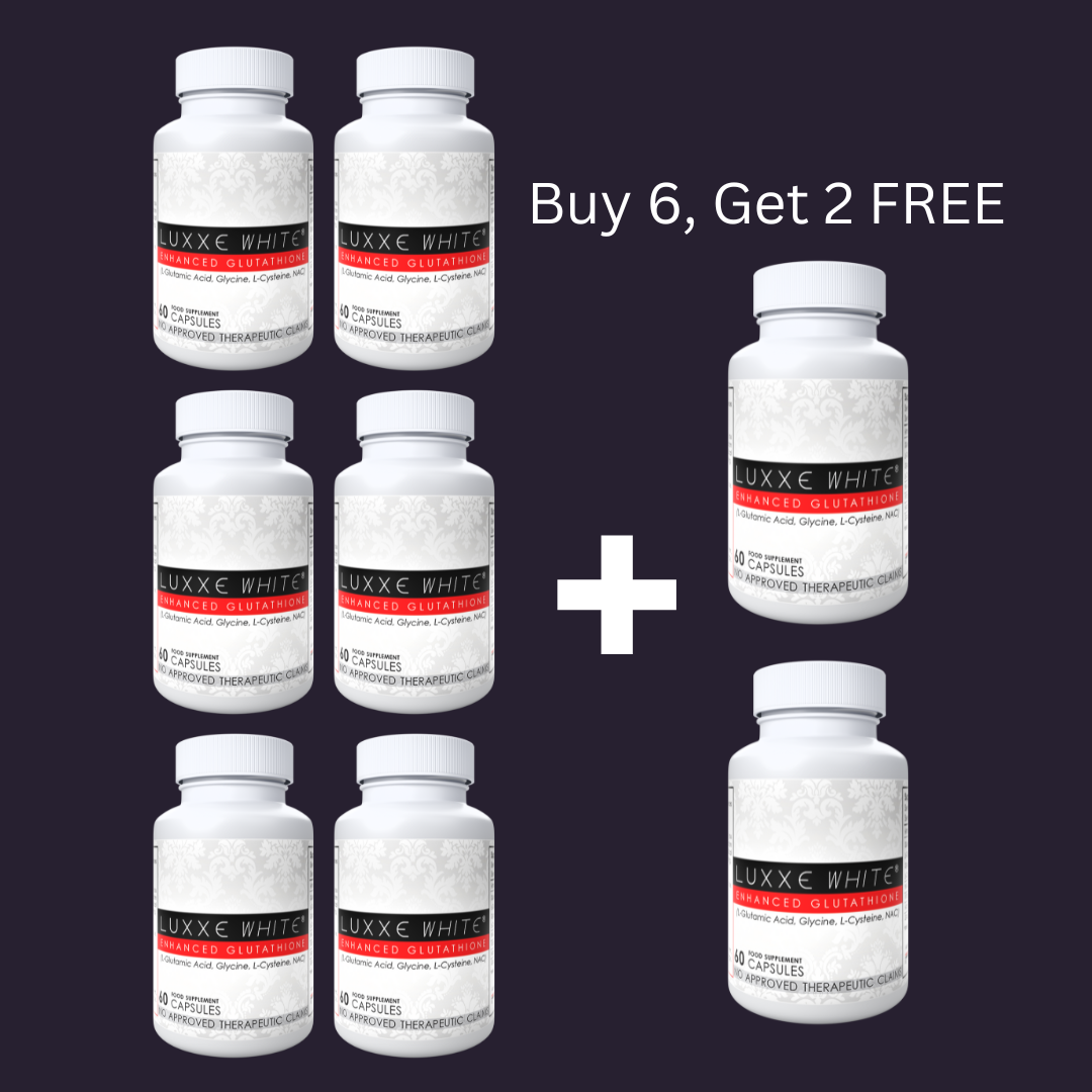 Luxxe White 60 Capsules - Buy 6, Get 2 Free