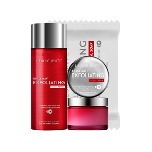 Luxxe White Brilliant Exfoliating Facial Set